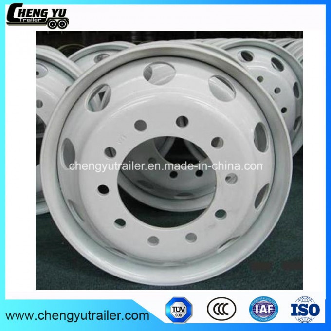 High Quality Truck Steel Tubeless Wheel Rims for Semi Trailer Image1