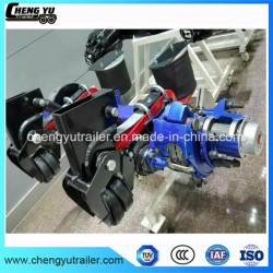 Air Suspension with Disk Brake Axle for 3*13t Tank Semi Trailer
