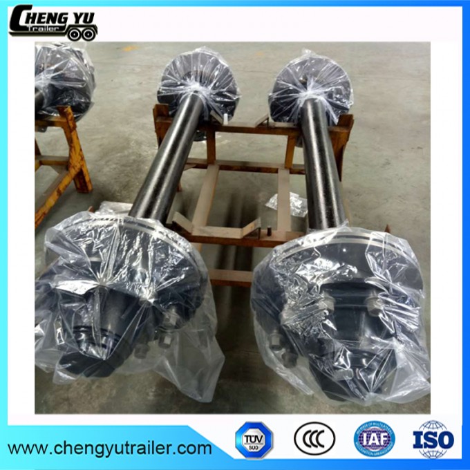 14t Lowbed Semi Trailer Axle BPW Rear Axle with ABS Image1