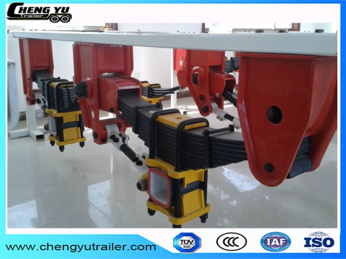 Heavy Duty 3*13000kg Capacity Semi Trailer Mechanical Suspension Image1