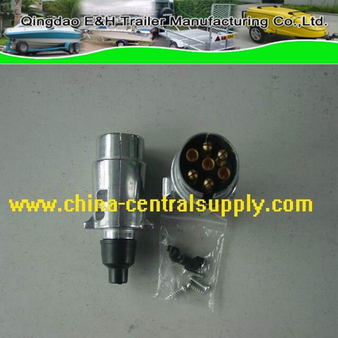 Manufacturer /Factory Sale High Quality 7 Pin Matel Plug of Trailer Parts LG001 Image1