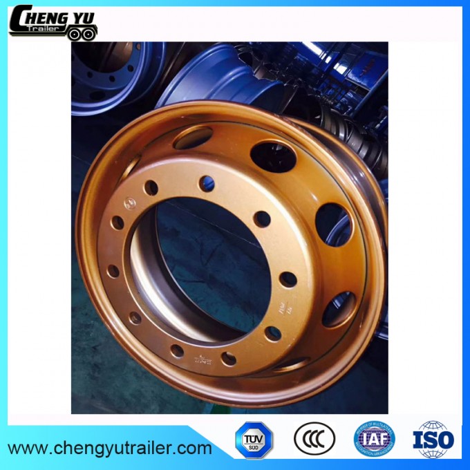 Semi Trailer Wheel Rim Color Painted 22.5*8.25 Image1