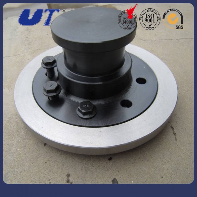 Trailer Spare Parts 2" Bolted 3.5" Traction Kingpin Image1