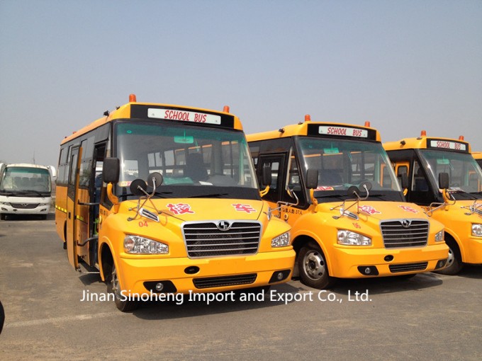 Hot Selling Shaolin 35seats 7.3m Amercia Style School Bus Image1
