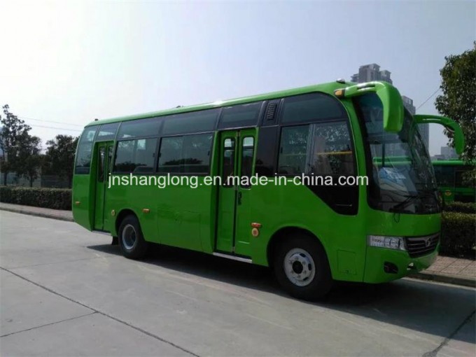 7.5 Meters Double Doors 29 Seats City Bus with Cummins Engine (front) Image1