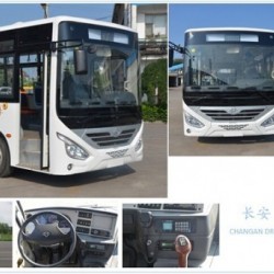 10-26 Seats 7.3m City Bus Sc6733 Changan Brand Front Engine