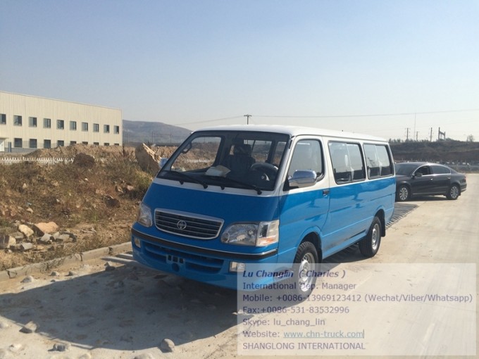 15 Seats Gasoline High Roof Minibus for Sale Image1