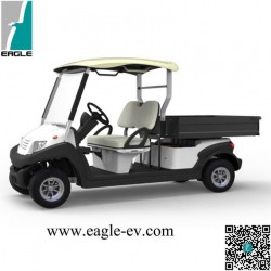 Golf Buggy, 2 Seat with Long Cargo Box, Flip Windshield