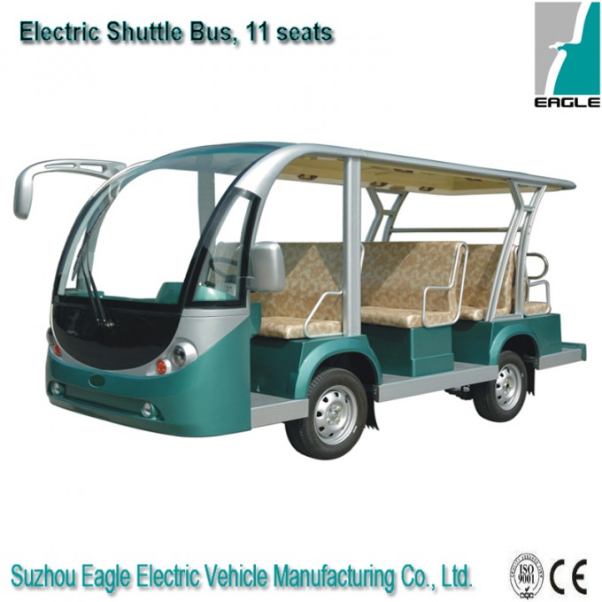Electric Shuttle Personnel Carrier, Electric Vehicle with 11 Seats Image1