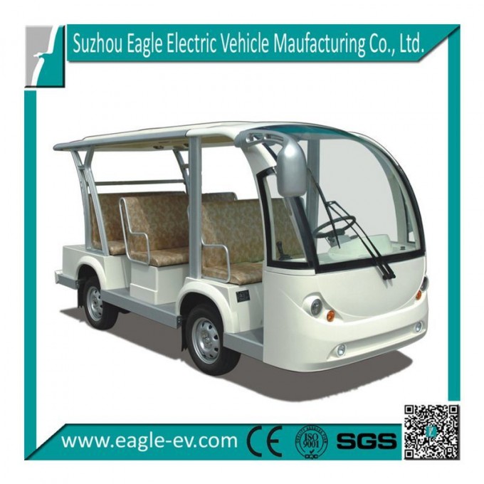 Electric Sightseeing Bus, 8 Seat, Automatic Drive, No Gear Box, Four Wheel Hydraulic Brake, Optional Image1
