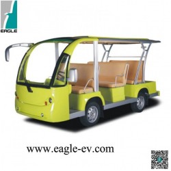 Sightseeing Car, Pure Electric, 11 Seat, 72V 5kw AC System, Curtis Controller, Rhd