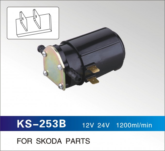 12V 24V 1200ml/Min Washer Pump Skoda Parts Image1