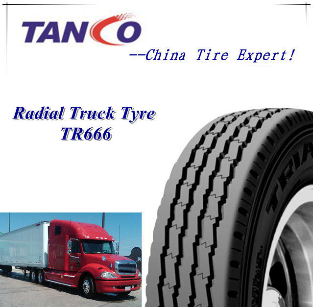 Rib Pattern Truck Tire, Bus Tire (11R22.5 11.00R20 10.00R20) Image1