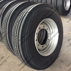 Truck and Bus Tire 11R22.5, 12R22.5, 13R22.5 with Fitted Wheel Rim 8.25X22.5, 9.00x22.5
