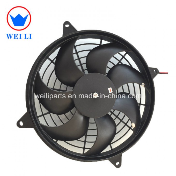 Air Conditioning Conditioner Electric Electronic Cooling Radiator Condenser Fan 24V for Toyota Coast Image1