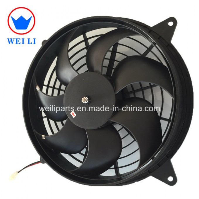 Air Conditioning Conditioner Electronic Cooling Radiator Condenser Fan 12V for Toyota Coaster Mini B Image1