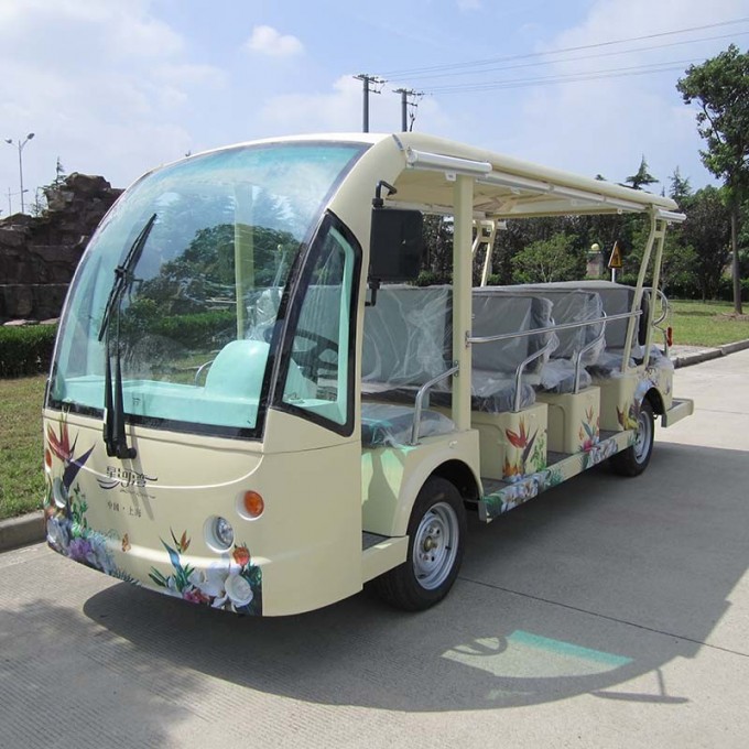 Battery Operated 14 Seaters Sightseeing Mini Bus (DN-14) Image1