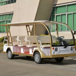 Stylish Eco-Friendly 4 Wheels Electric City Mini Bus Sightseeing Carts