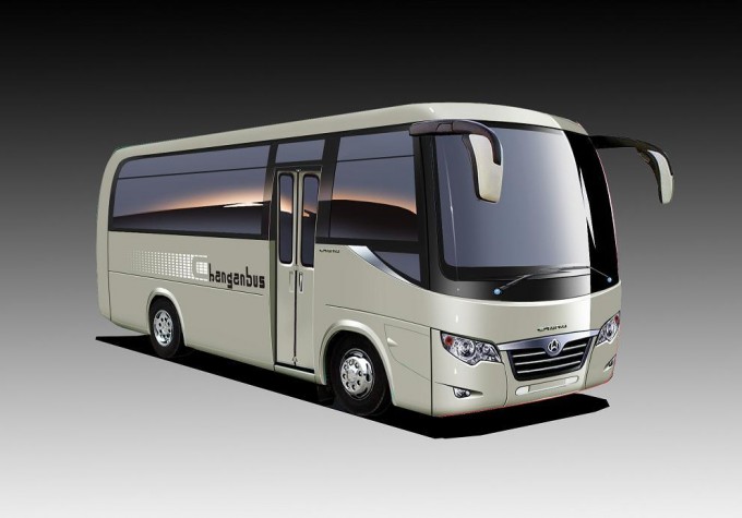 Changan 28-30 Seats Mini Bus, Coaster Coach Sc6726 Image1