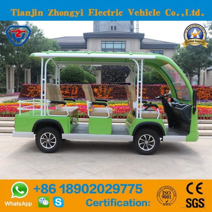 New Brand Mini Electric 8 Seats off Road Sightseeing Car with Ce and SGS Certification Image1