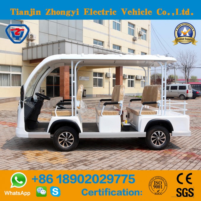 Mini 8 Seater Electric Sightseeing Car for Tourist with Ce Certifivate Image1