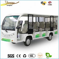 7.5kw Electric Sightseeing Bus 14 Seats Tour Passenger Car Scenic Spot Vehicle