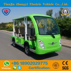New Brand 8 Seats off Road 72V Tourist Electric Sightseeing Bus for Resort