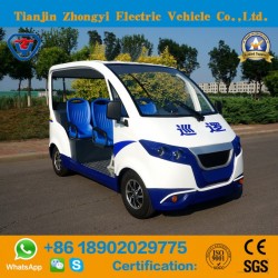 Electric 4 Passenger Sightseeing Battery Mini Patrol Car