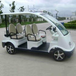 CE Approve 4 Seats Mini Electric Car for Sightseeing (DN-4)