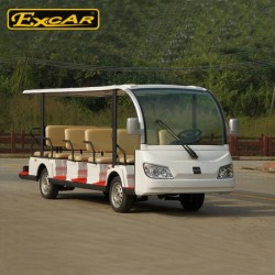 14 Seats 72V Trojan Electric Sightseeing Car/Bus