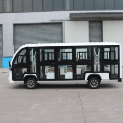 Chinese 14 Seats Enclosed Electric Sightseeing Bus