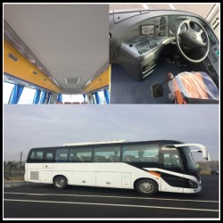 9.5m 37+1+1 Seats Luxury Long Distance Coach Bus