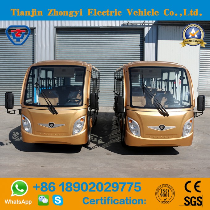 Zhongyi 14 Seats Electric off Road Sightseeing Bus Image1