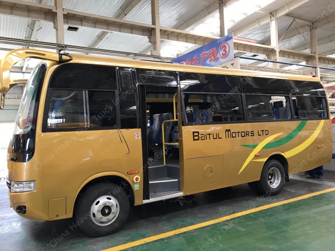 Left/Right Hand Drive 30seats Bus Front Engine Shuttle Bus Image1