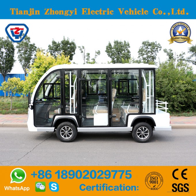 Wholesale 8 Seats Enclosed Electric Shuttle Bus with Ce and SGS Certification Image1