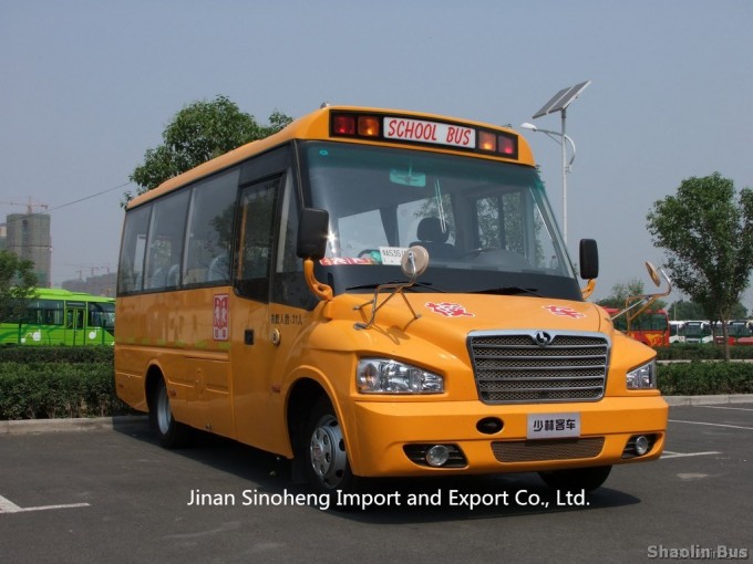 Best Selling Shaolin School Bus with 24-35seats 6.6meters Bus Image1