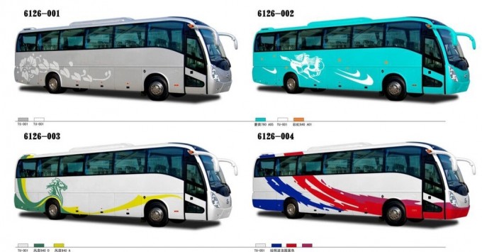 Customized Color Long Venture Coach Bus Tourist Bus Image1