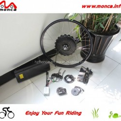 36V 26" 700c 28" Black Cassette 350W Rear Electric Bike Kit E Bicycle Kits Shimano Brand P