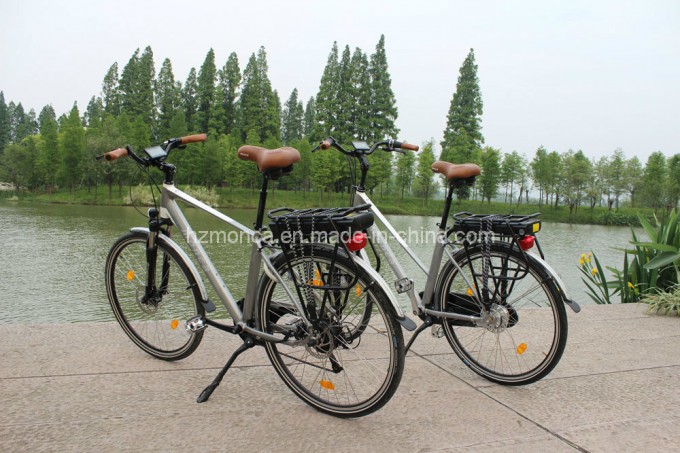 350W 36V Electric Bike Black White Color E-Bike E Scooter Bicycle Shimano Parts Tektro Handlebar Image1