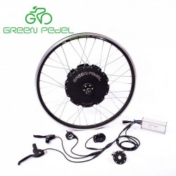 Greenpedel 36V 500W 48V 750W Electric Bike Gearless Hub Motor Waterproof Conversion Kit