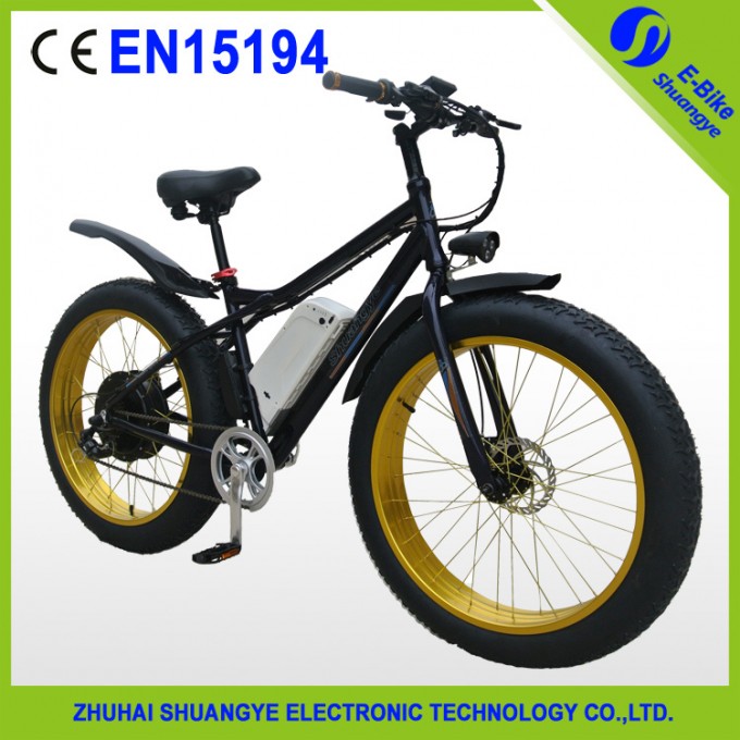 Newest Electric Fat Bike with Alloy Frame, Big Tire Image1