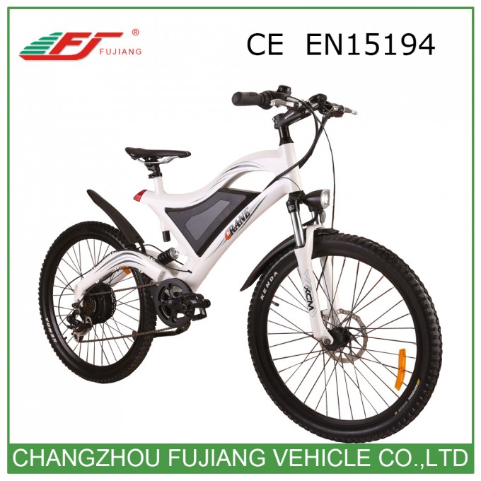 Full Suspension Electric Mountain Bike with Kenda Tyre Image1