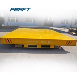 Electric Rail Mounted Flat Transport Bogie on Tracks