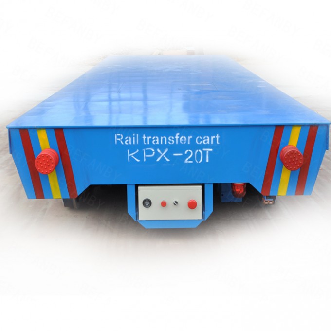 Battery Operated Transfer Bogie for Welding Piece Handling Image1
