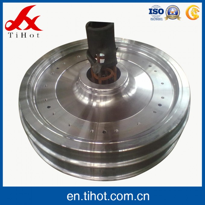 Customized Cast Iron Train Wheels with Machining Image1