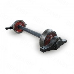 Single Flange Wheel on Rail Track