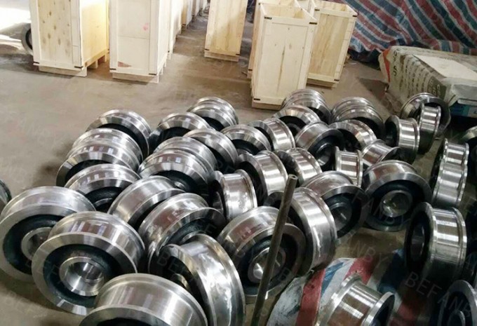 Cast Iron Heavy Load Rail Wheel for Industry and Transfer Cart Image1