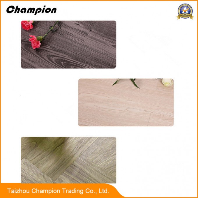 PVC Flooring with Wood Grain Used for Office Building, Meeting Room, etc and Airport, Train Station, Image1