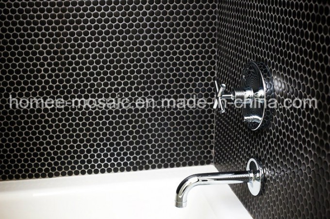 Chinese Foshan Wholesale Cheap Decoration Round Ceramic Mosaic Tile Image1