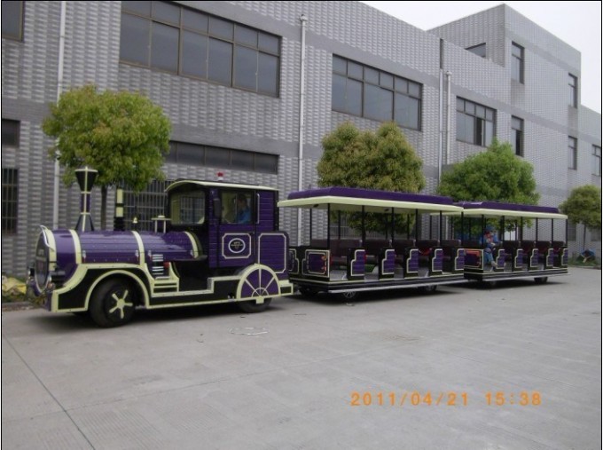 Amusement Electric Trackless Train on Sale Image1